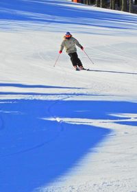 Person skiing on snow