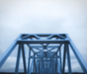 Low angle view of bridge against sky