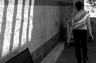 Woman standing in park