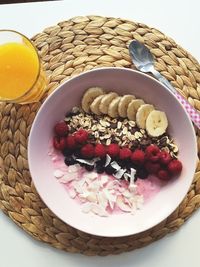 Close-up of fruits in basket