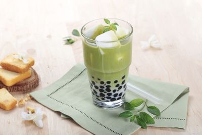 Close-up of drink on table