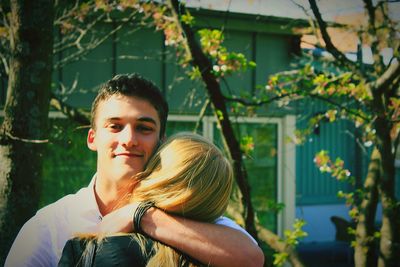 Portrait of a beautiful young woman