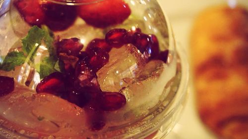 Close-up of drink on table