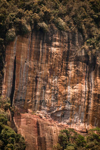 View of rock formations