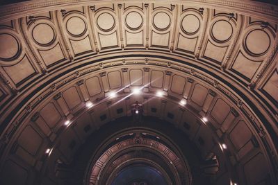 Low angle view of ceiling