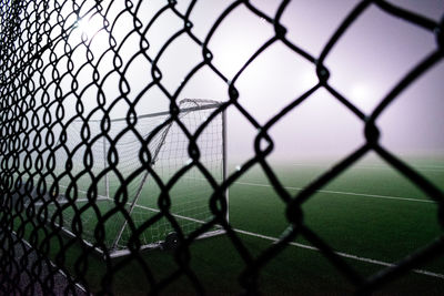 Close-up of chainlink fence