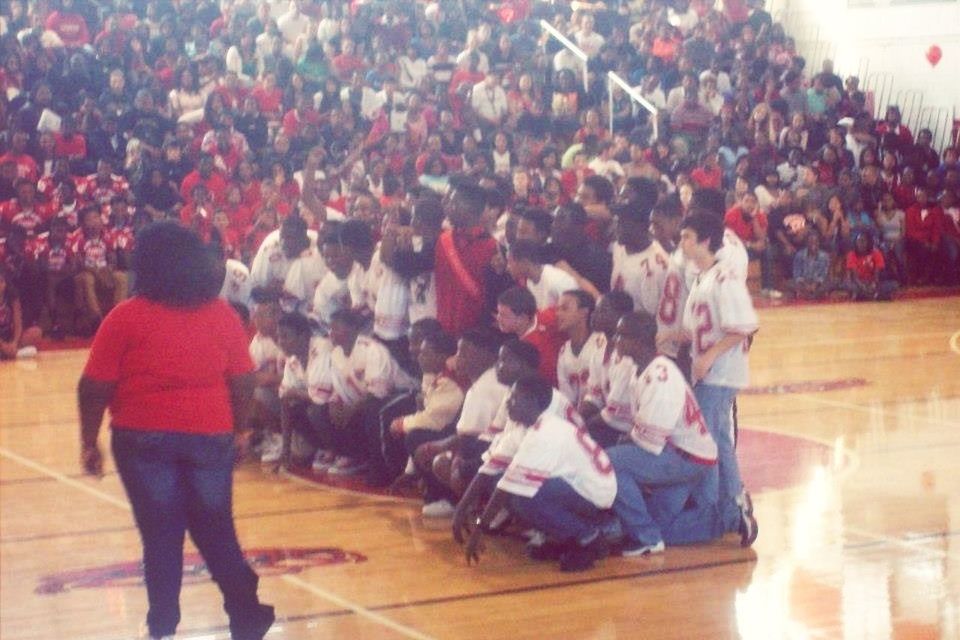 #tbt homecoming pep rally