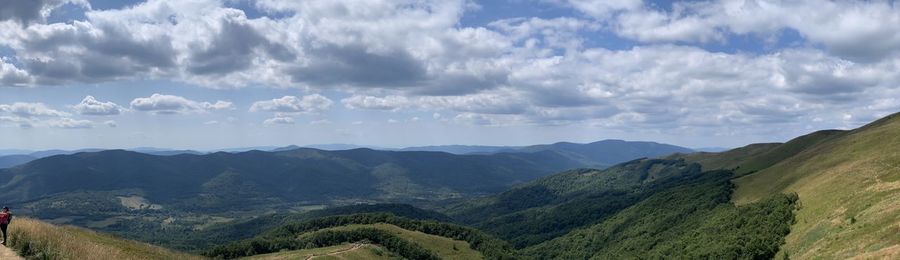 Panoramic view of landscape against sky