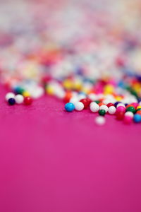 Close-up of colorful balloons