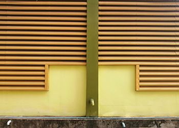 Full frame shot of yellow building