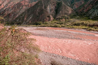 View of road passing through landscape