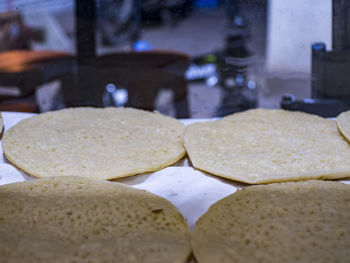 Close-up of bread for sale in market