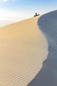 View of desert against the sky