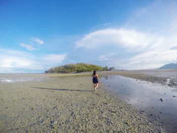 Man standing on beach