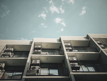 Low angle view of building against sky