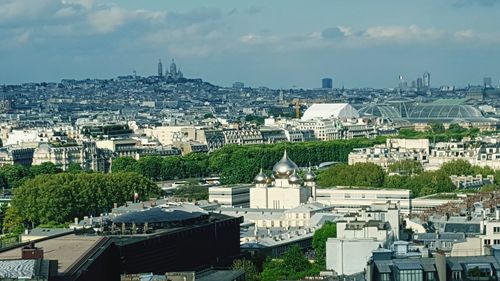 Cityscape against sky