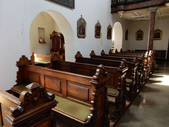 Temple on table at cathedral