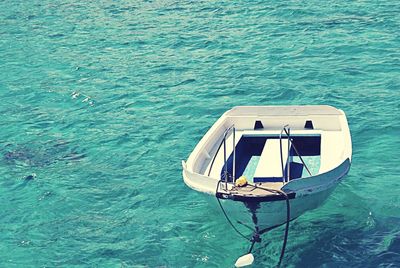 Boats in sea