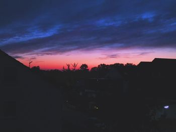 Dramatic sky at sunset