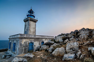 Lighthouse against sky