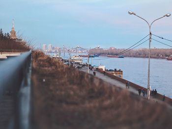 View of city at waterfront