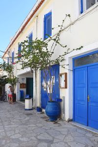 Entrance of building