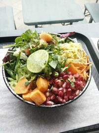 Close-up of food in bowl