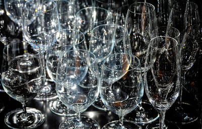 Close-up of wine glass on table