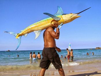 People on beach