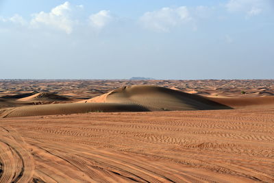 Sharjah desert area, one of the most visited places for off-roading by off roaders