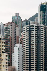 Modern skyscrapers in city