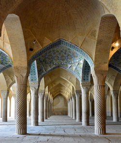 Corridor of historic building