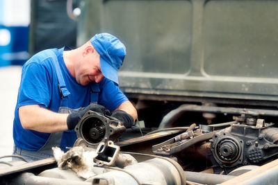 Man working at workshop