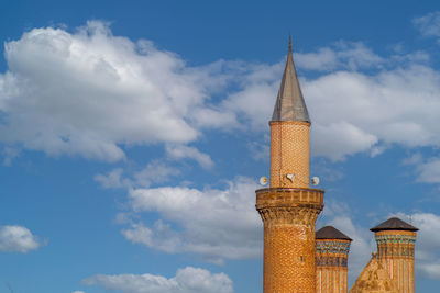 Low angle view of building against sky