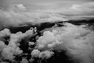 Low angle view of clouds in sky