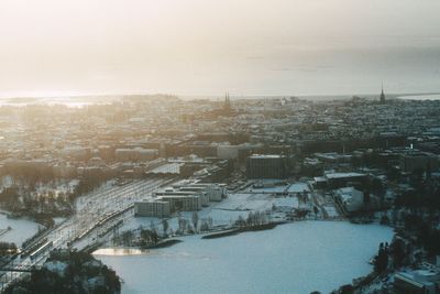 Snow covered landscape