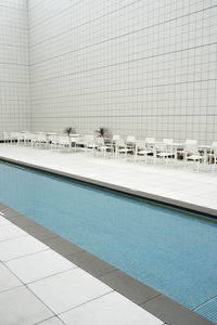 View of cat in building