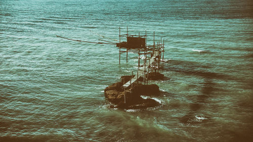 Boats in sea