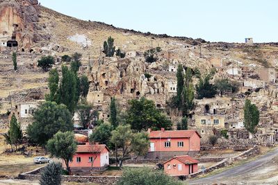 Houses in village