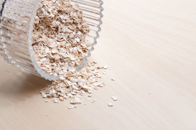 Close-up of bread on table