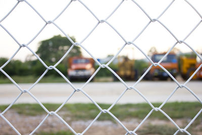 Full frame shot of chainlink fence