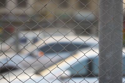 Full frame shot of chainlink fence