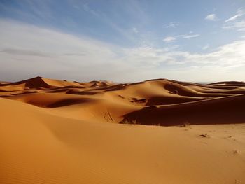 Rock formations in desert