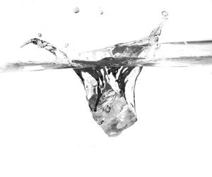 Close-up of water drops on glass