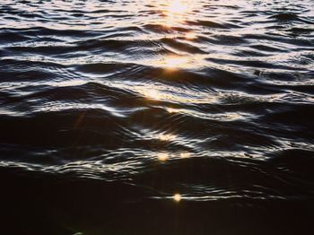 Full frame shot of rippled water