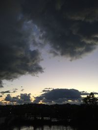 Scenic view of cloudy sky