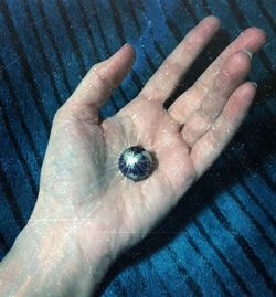 Close-up of cropped hand