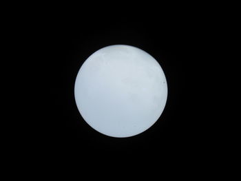 Scenic view of moon against sky at night