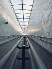 Low angle view of bridge over road