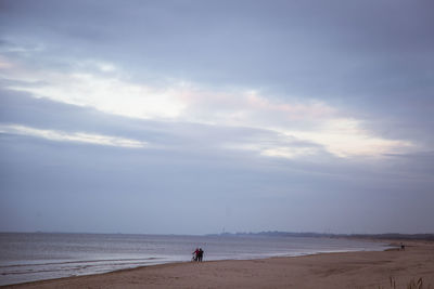 A beautiful landscape of a baltic sea beach